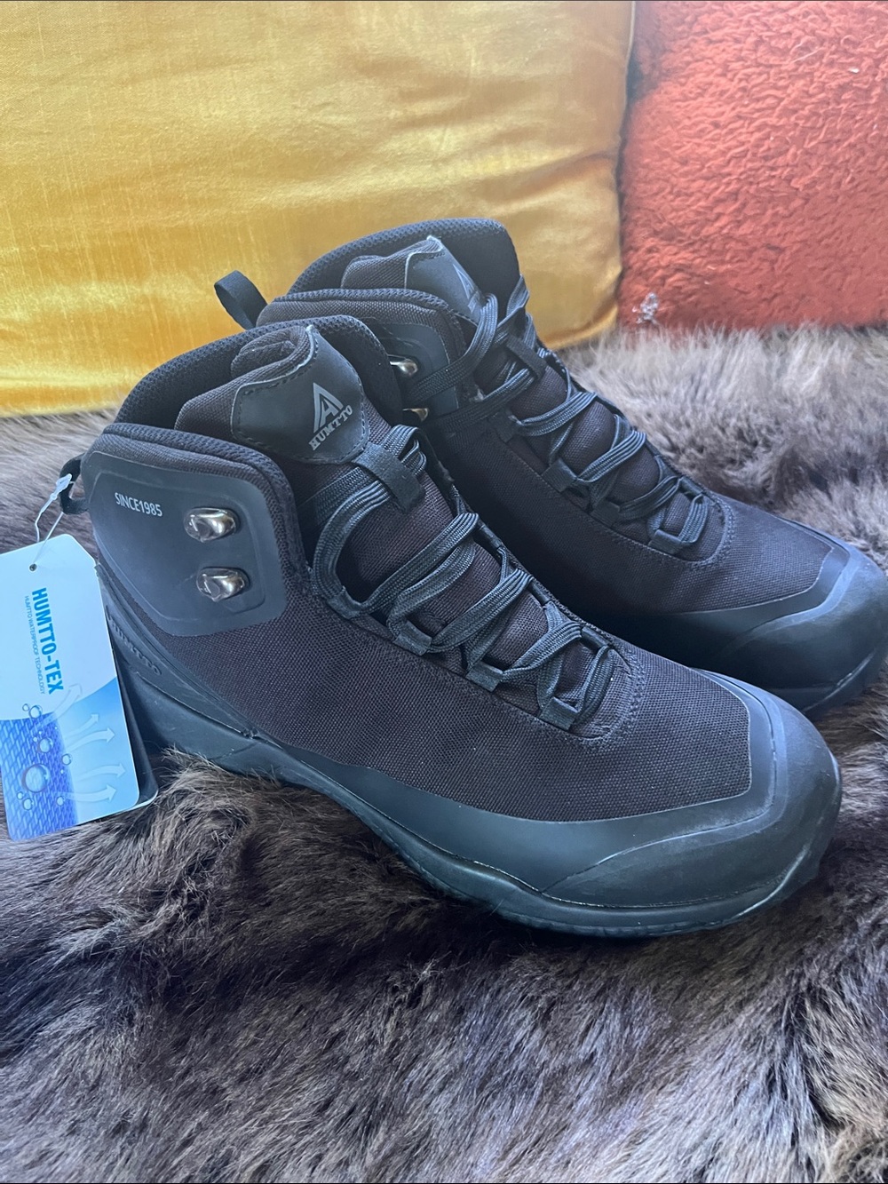 Hunter Men's Black Mid-Height Outdoor Boots